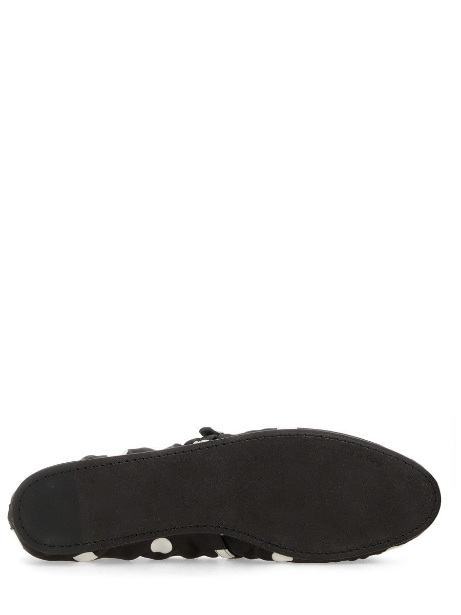 Dolce & Gabbana DRUKOWANE SATYNOWE BALERINY
