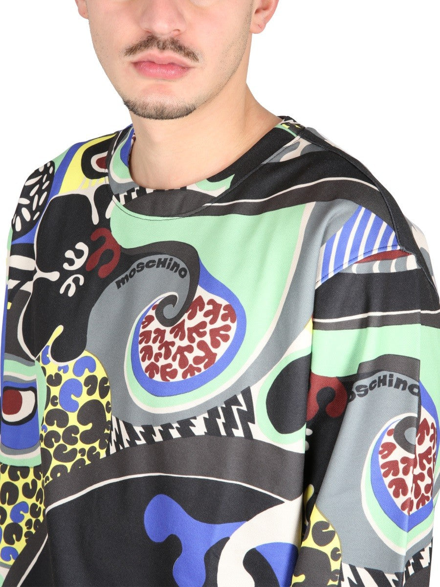 Moschino GENSER MED PSYCHEDELISK TRYKK
