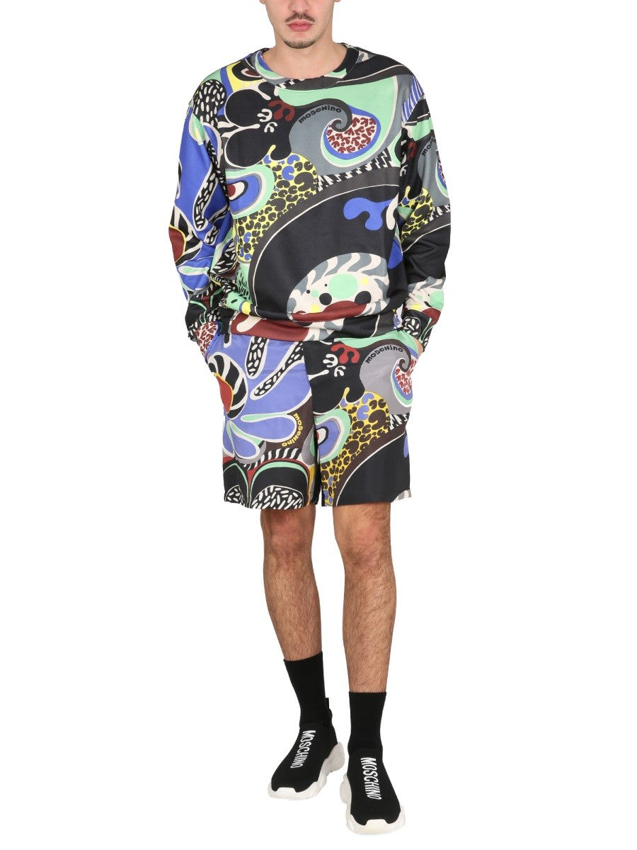 Moschino GENSER MED PSYCHEDELISK TRYKK