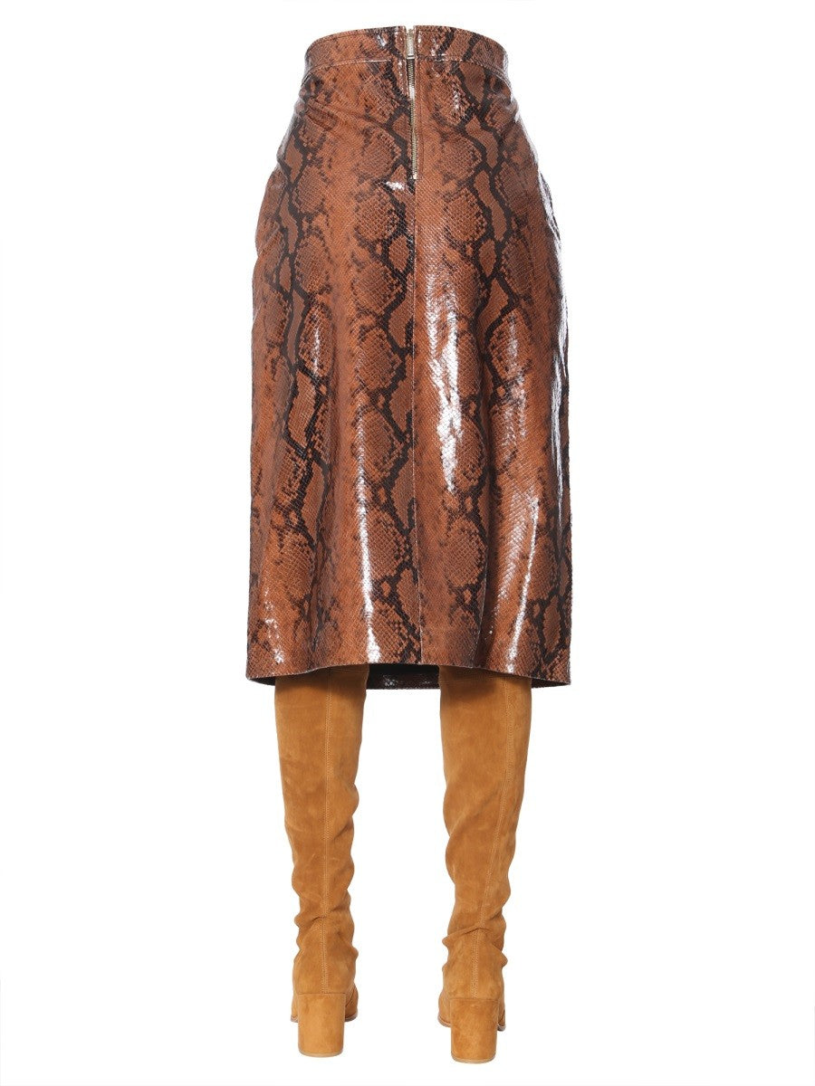 Dsquared2 PYTHON PRINT SKIRT