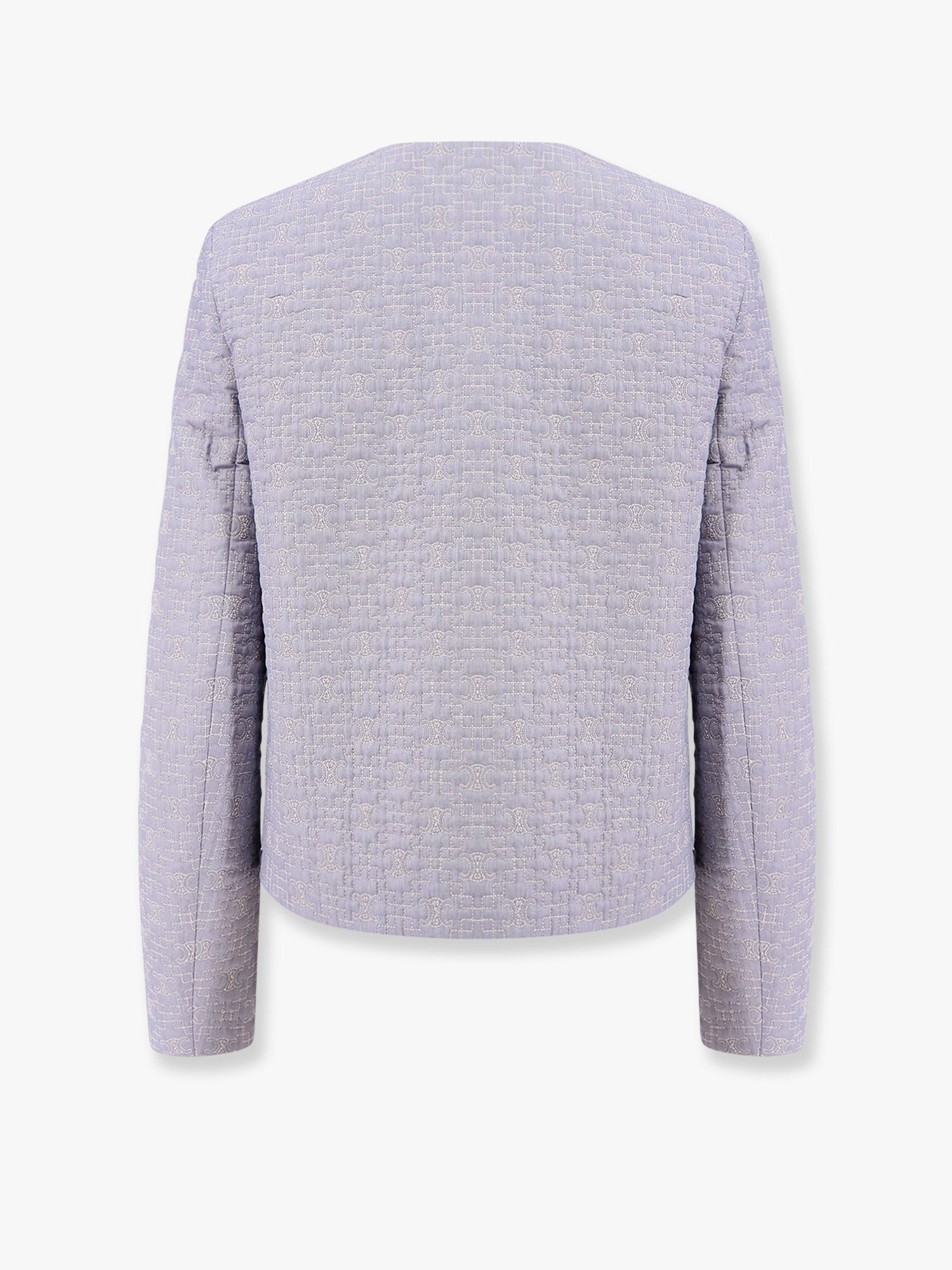 Celine Prošívané bavlněné sako s motivem Triomphe