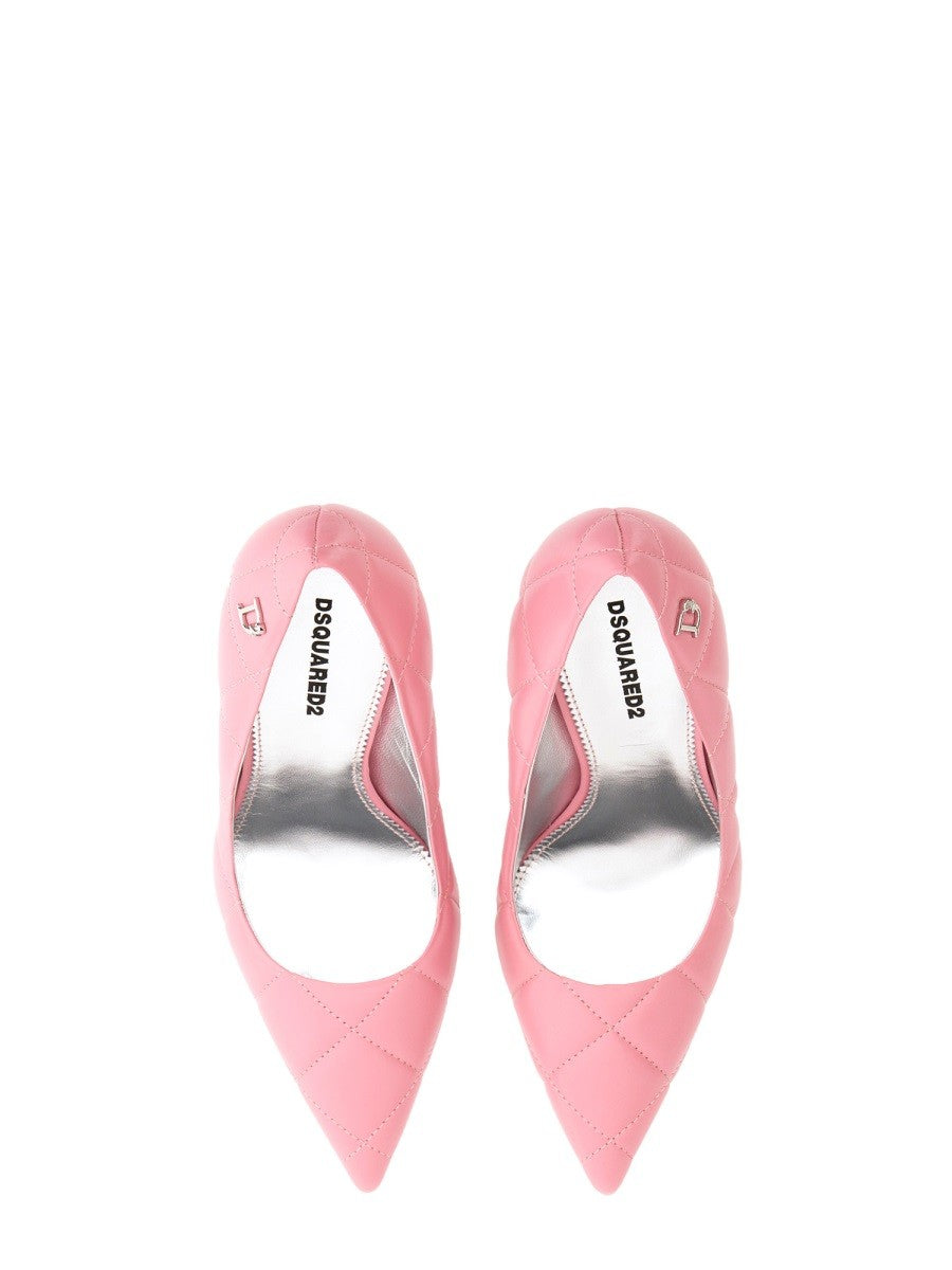 Dsquared2 QUILTED LEATHER PUMPS