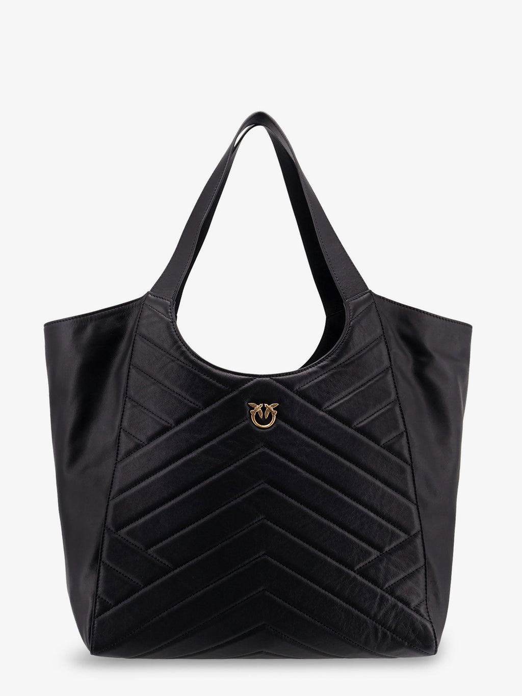 Pinko Quilted leather shoulder bag