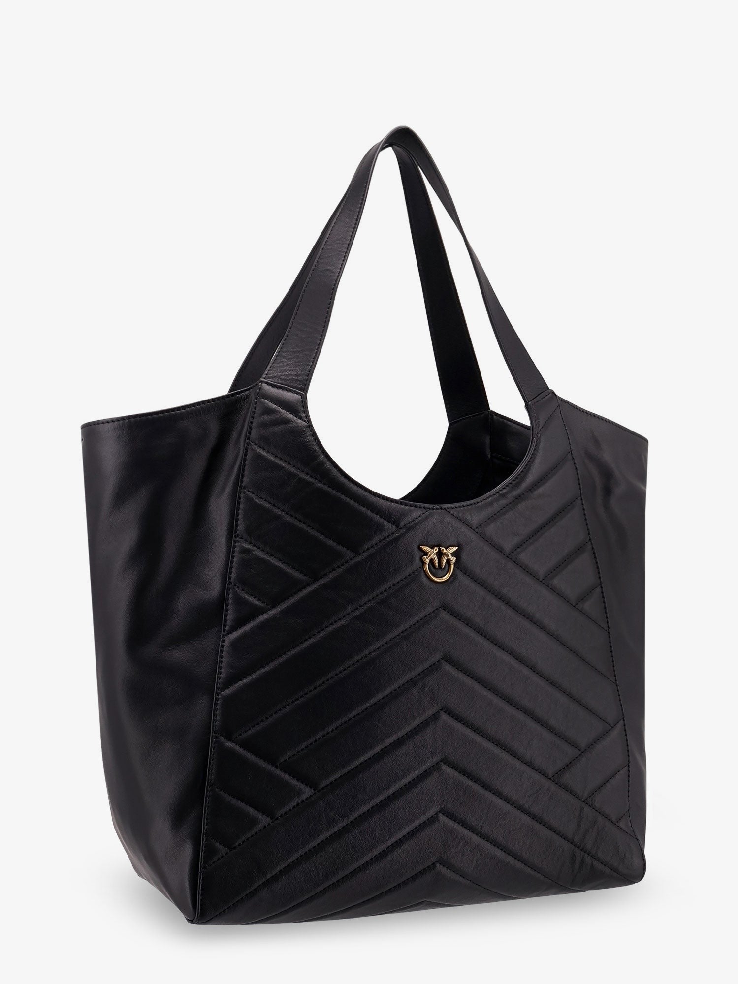Pinko Quilted leather shoulder bag