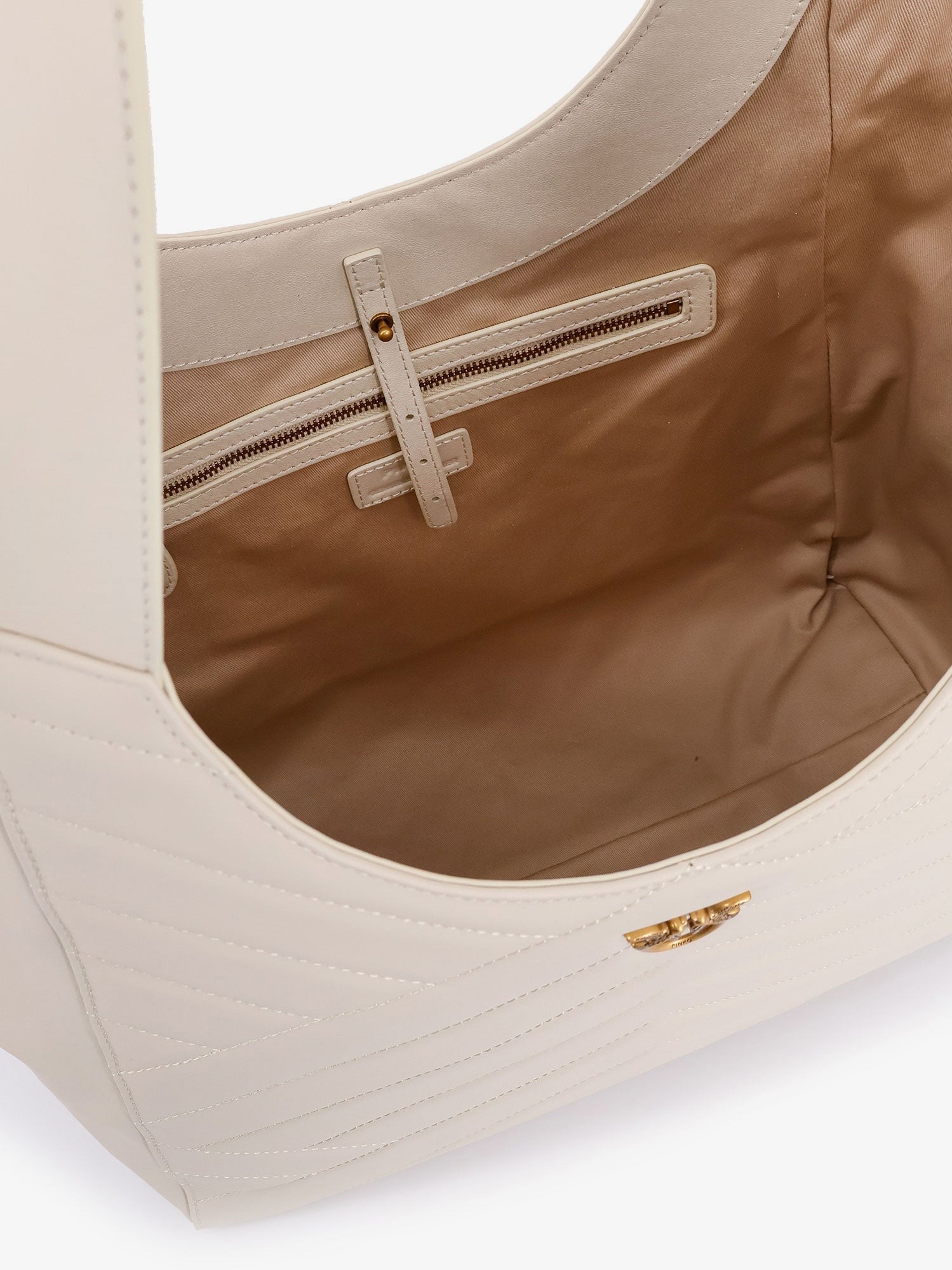 Pinko Quilted leather shoulder bag