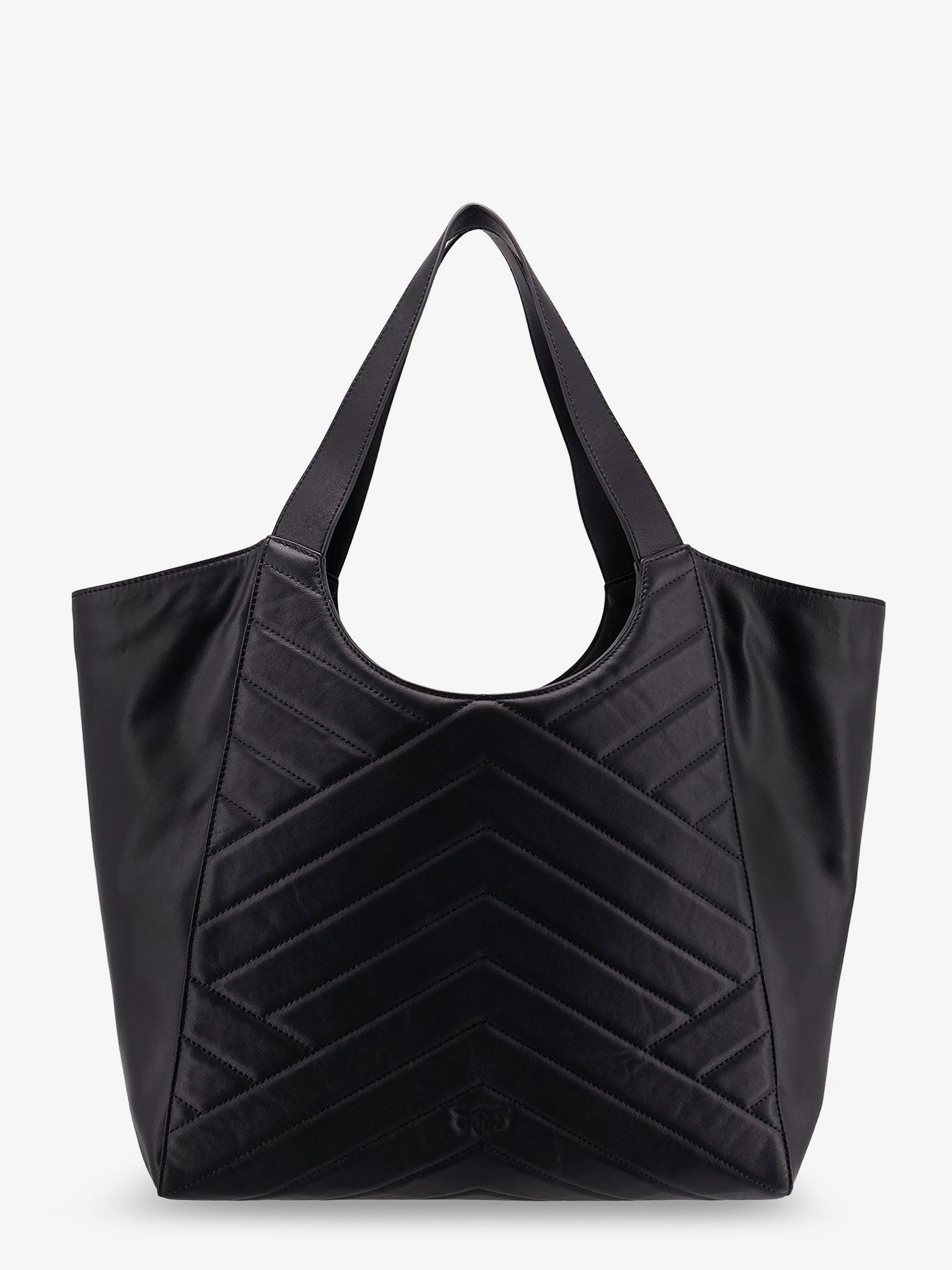 Pinko Quilted leather shoulder bag