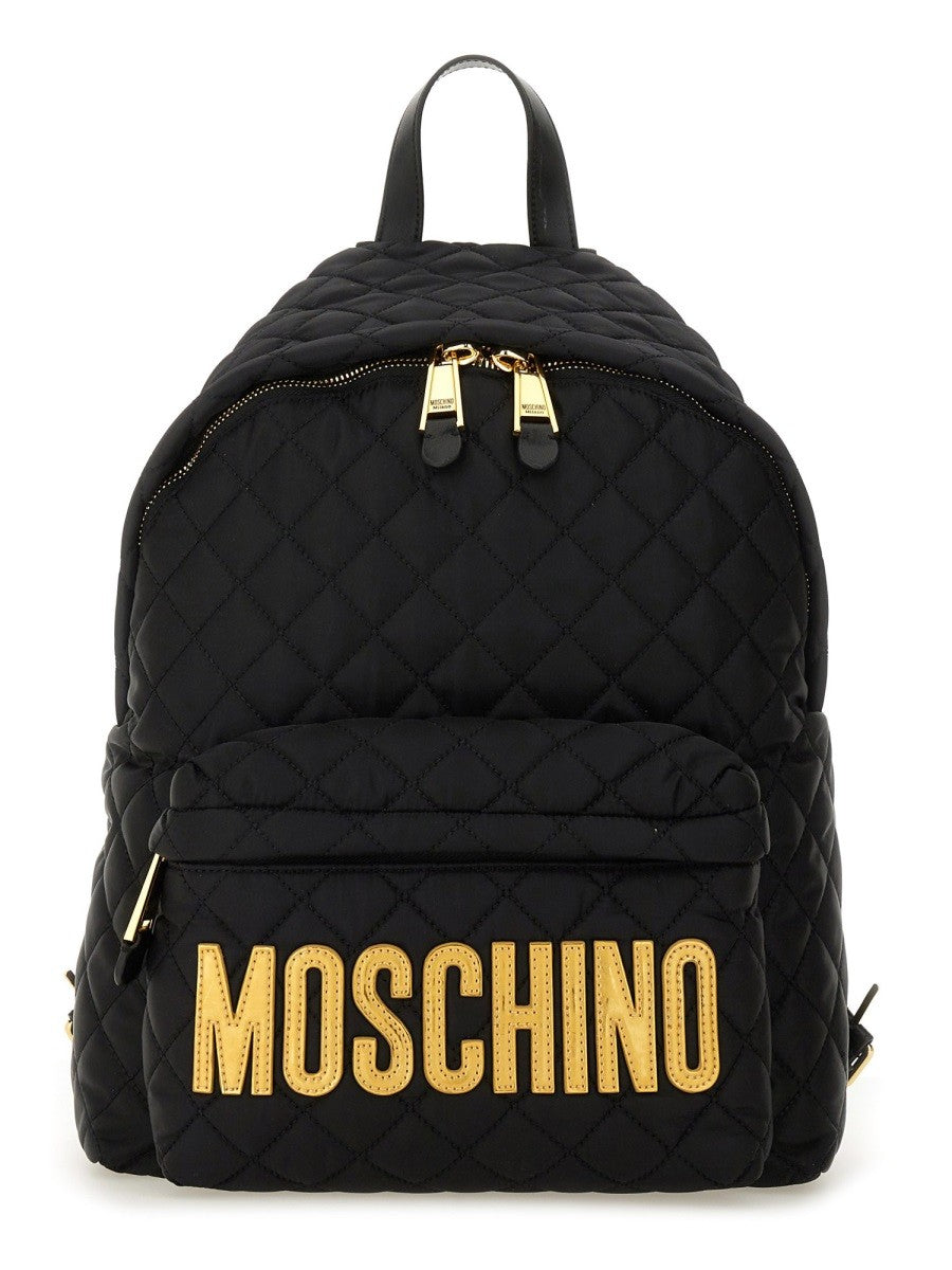 Moschino "QUILTED LOGO" BACKPACK