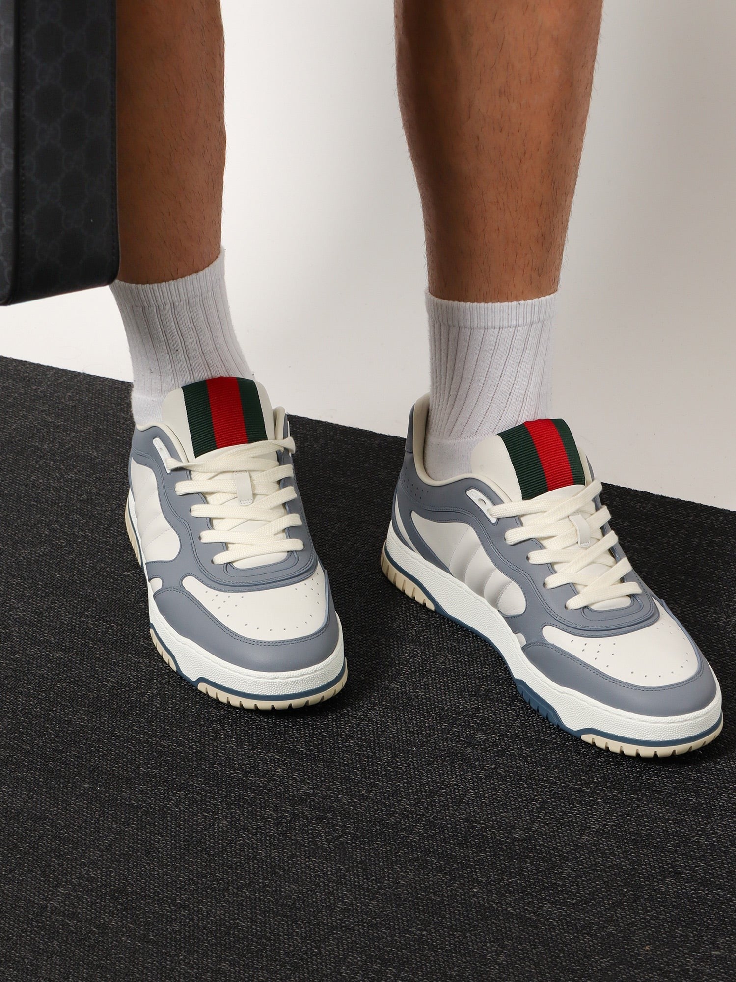 Baskets en cuir Gucci Re-web