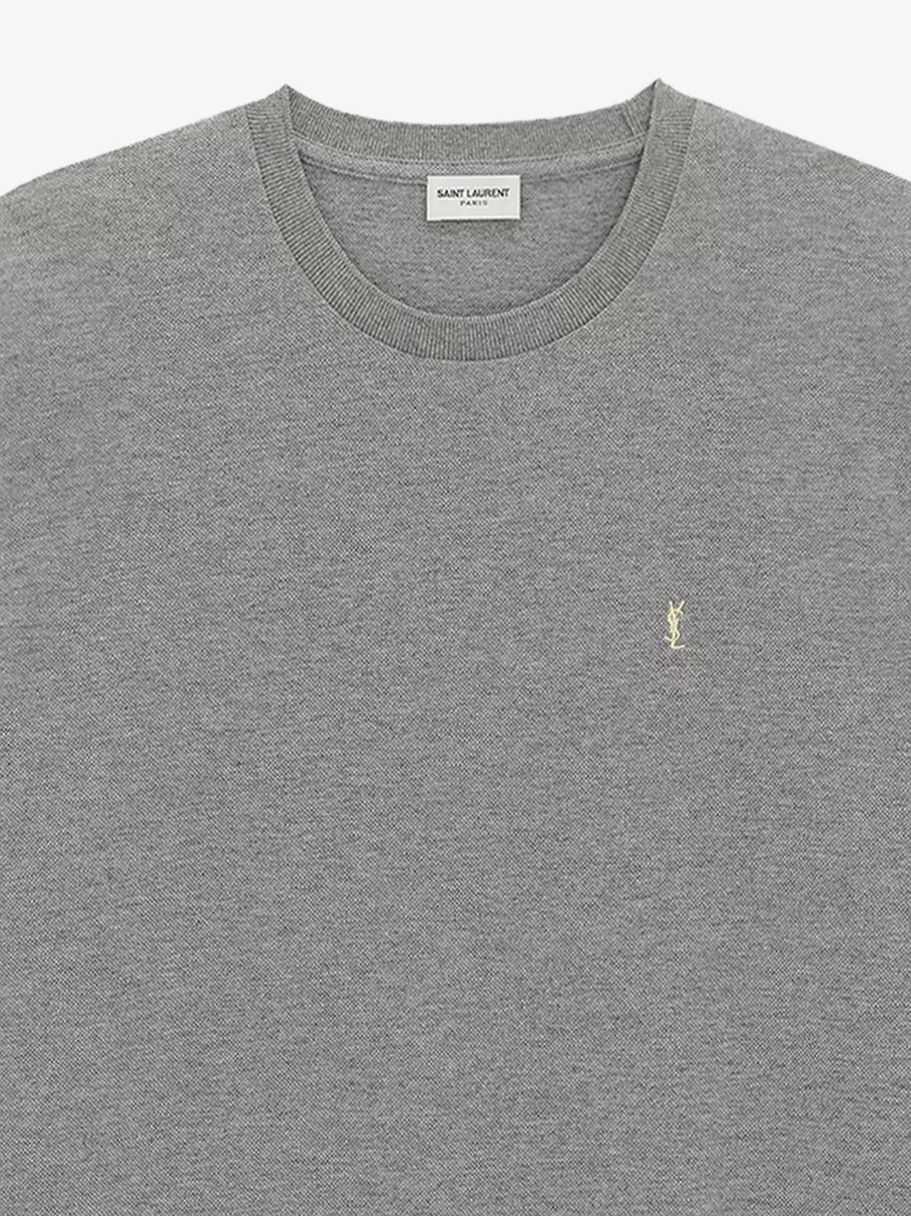 Saint Laurent Recycled material t-shirt with Cassandre embroidery