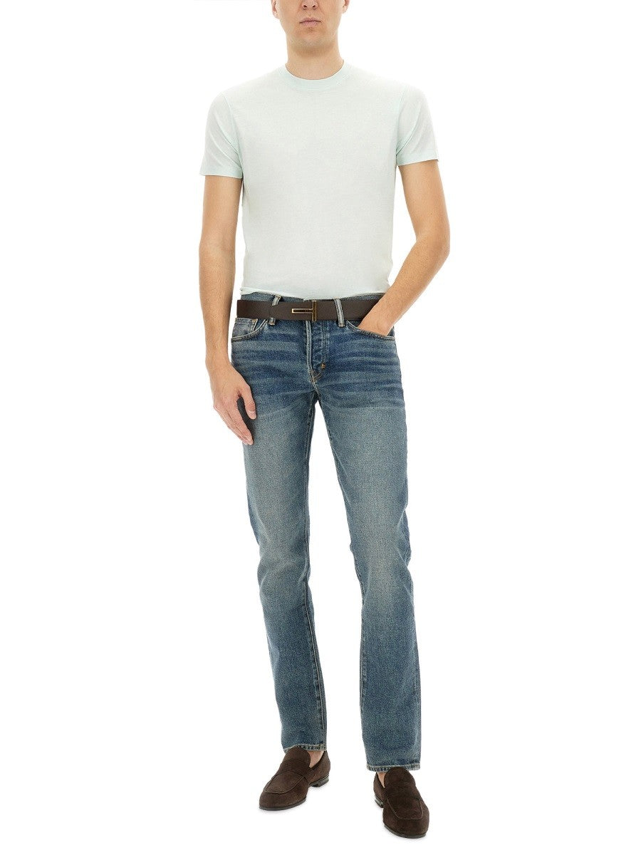 Tom Ford REGULAR FIT MARŠKINĖLIAI