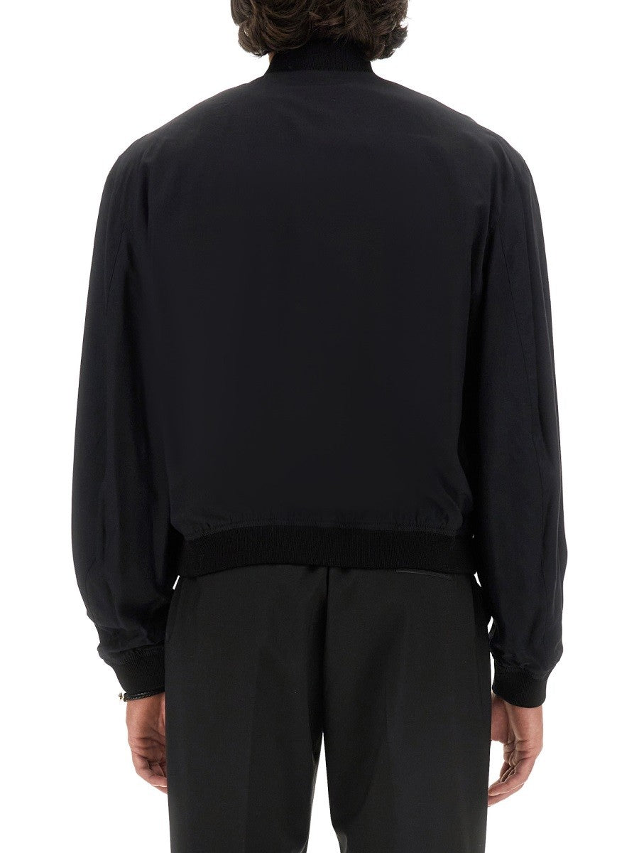 Versace REVERSIBLE BAROQUE SEA JACKET