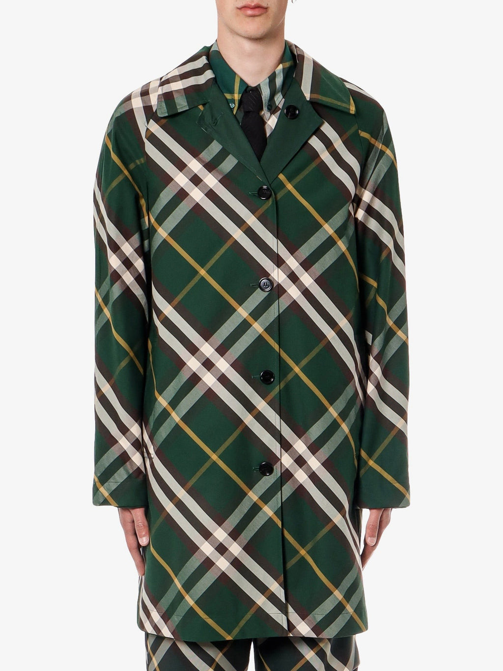 Burberry Oboustranný bavlněný trenčkot