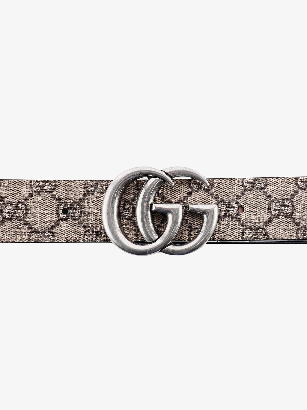 Gucci Reversible gg supreme fabric and leather belt