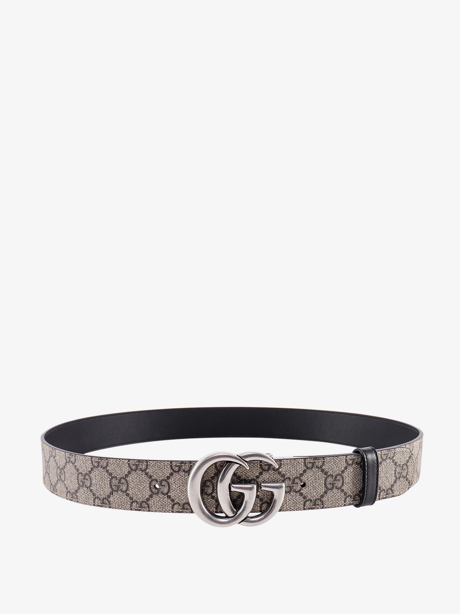 Gucci Reversible gg supreme fabric and leather belt
