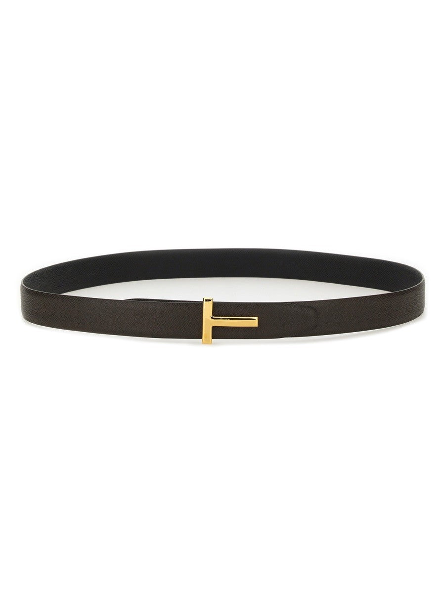 Tom Ford REVERSIBLE "T LINE" BELT