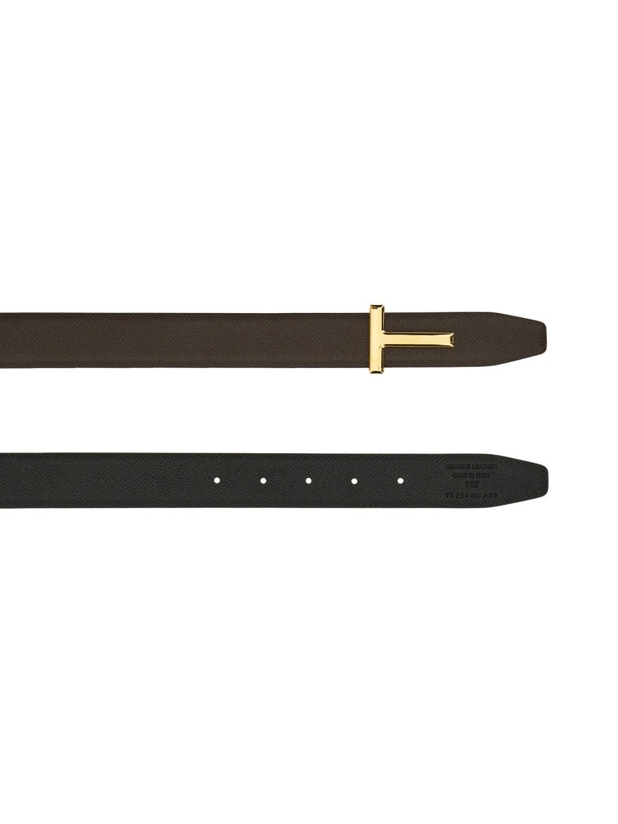 Tom Ford REVERSIBLE "T LINE" BELT