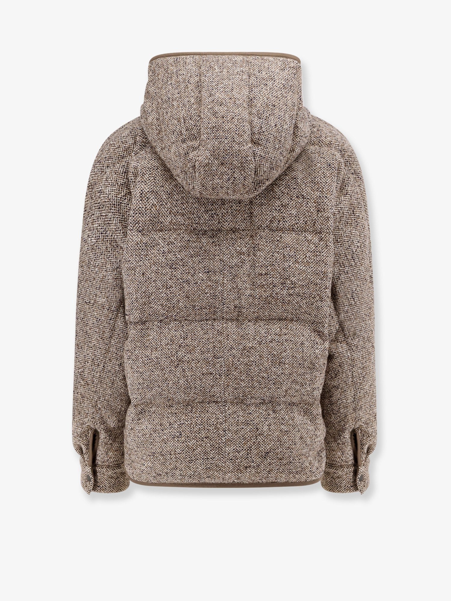 Brunello Cucinelli Reversible wool and silk down jacket