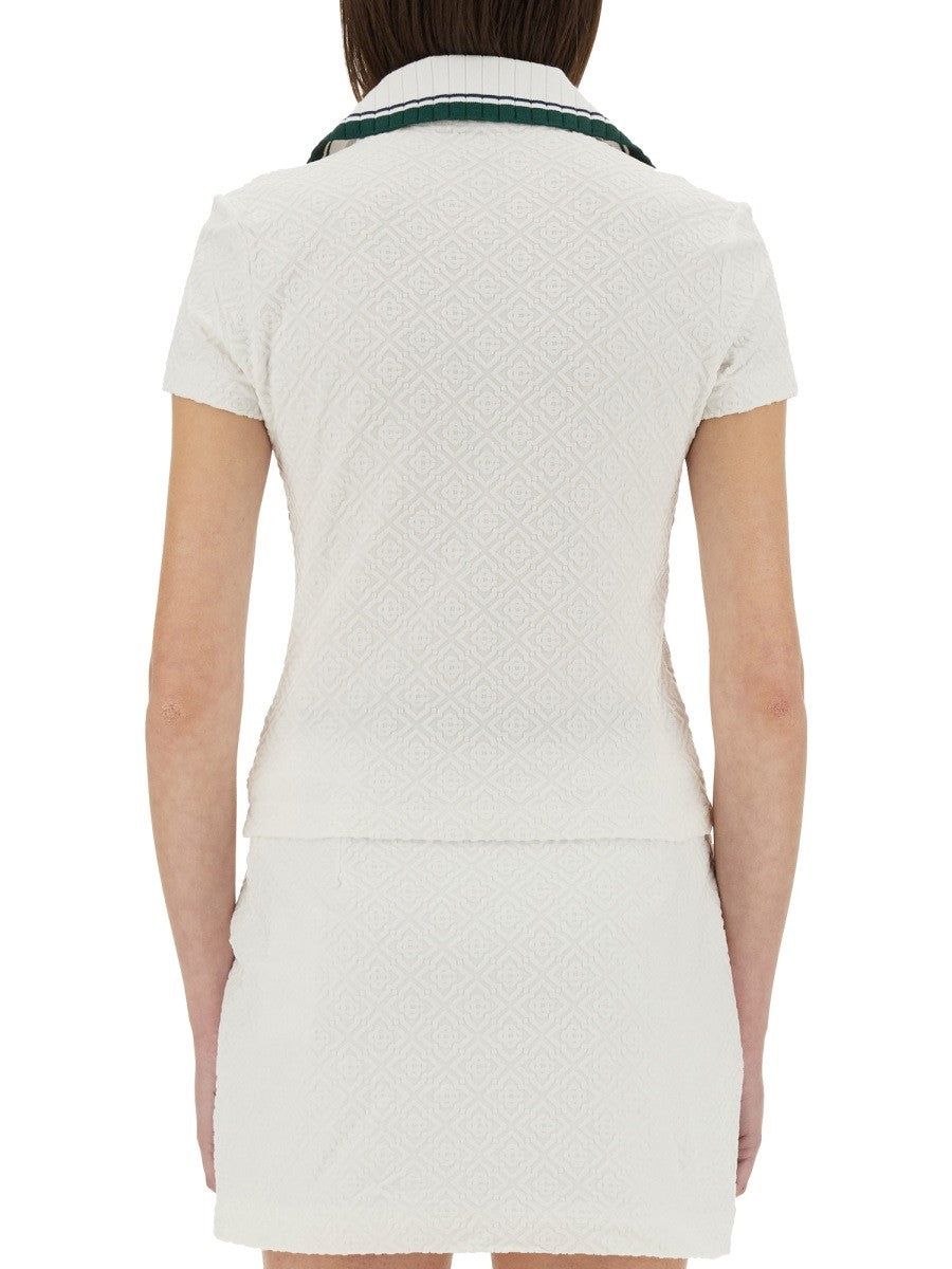 Casablanca KOŠILE S ŽEBROVANÝM LÍMCEM