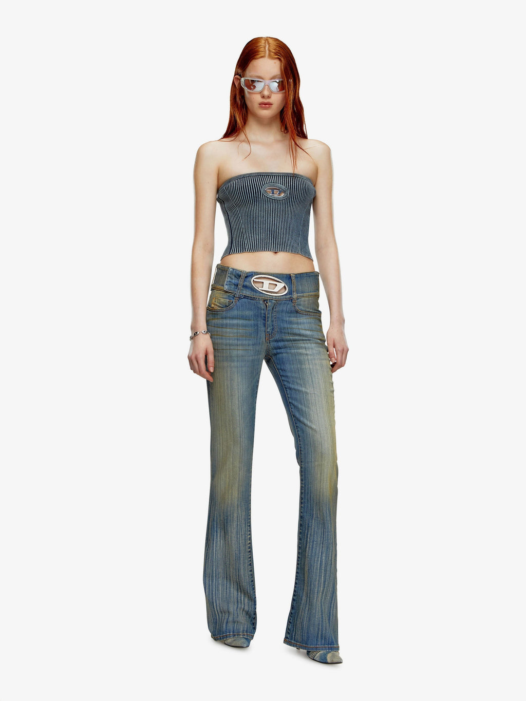 Haut en coton côtelé Diesel