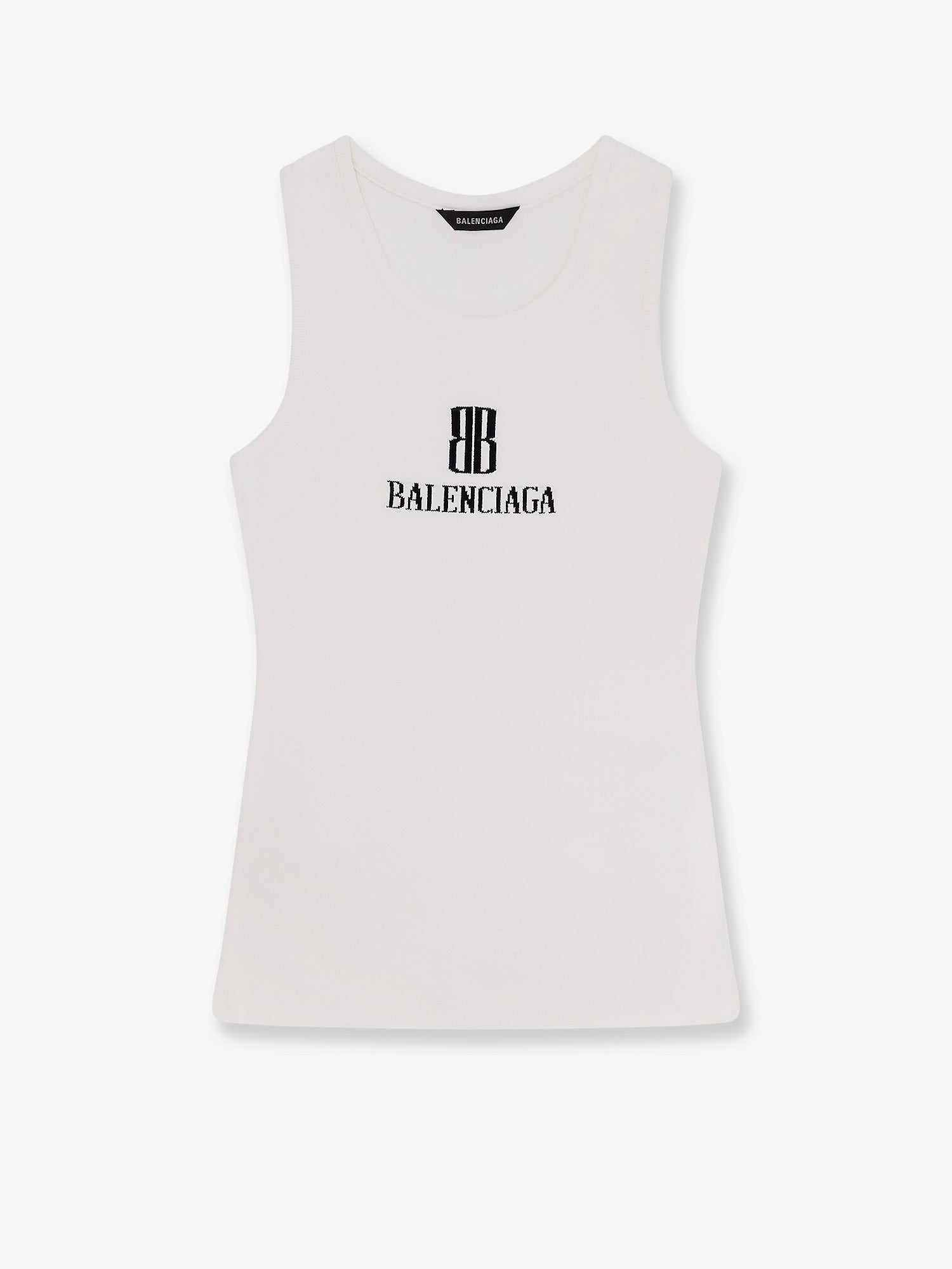 Balenciaga Geripptes Tanktop aus Viskosemischung