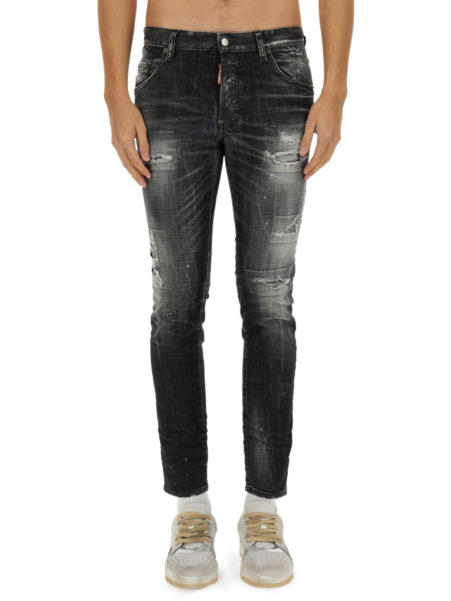 Dsquared2 "ROCKY MOUNTAINS WASH SKATER" JEANS