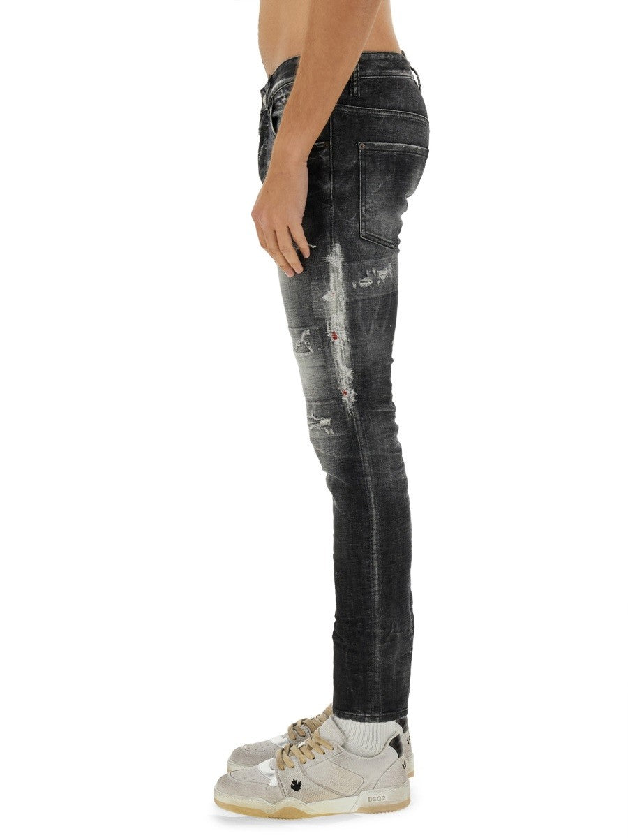 Dsquared2 "ROCKY MOUNTAINS WASH SKATER" JEANS