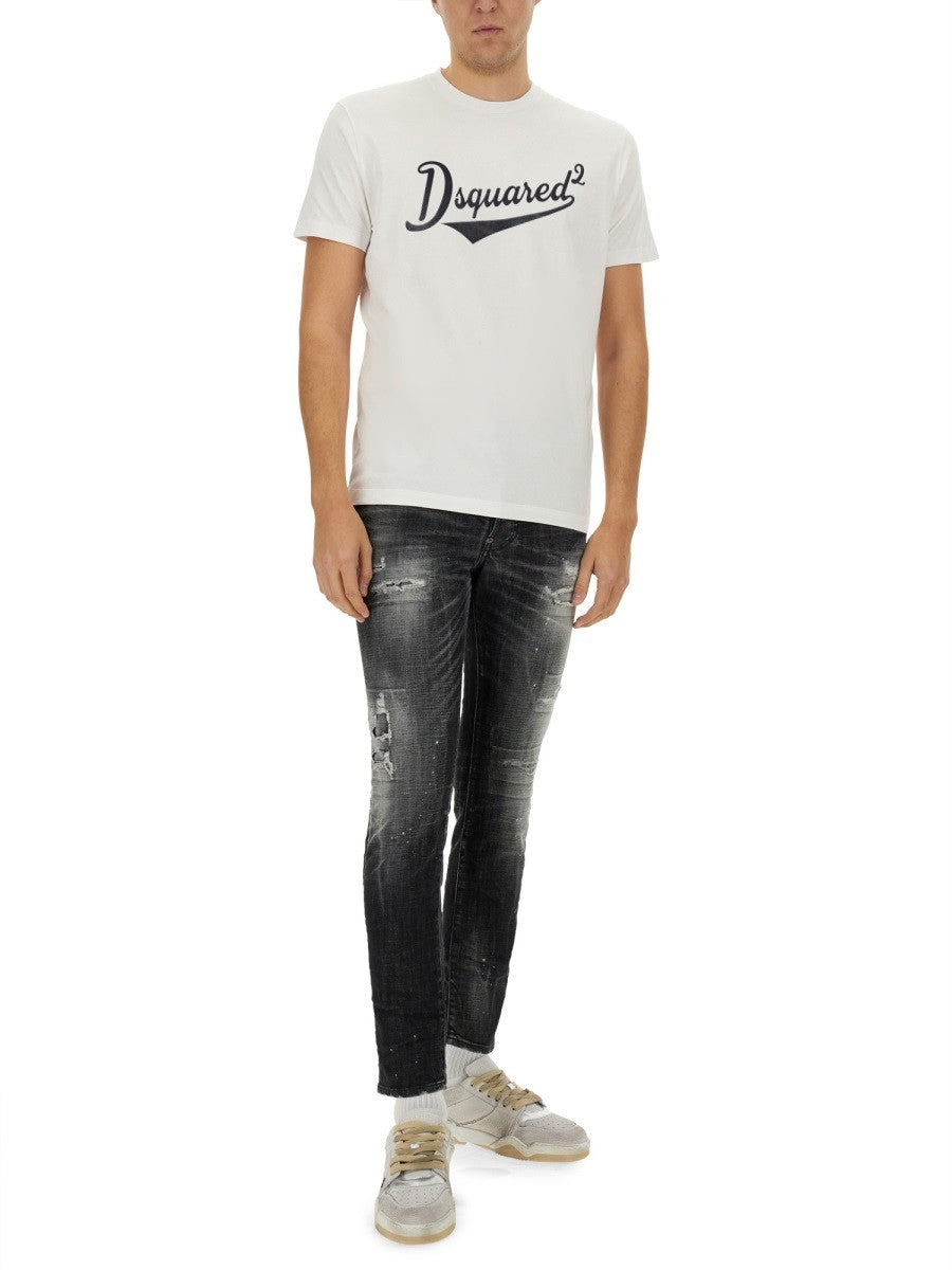 Dsquared2 "ROCKY MOUNTAINS WASH SKATER" JEANS
