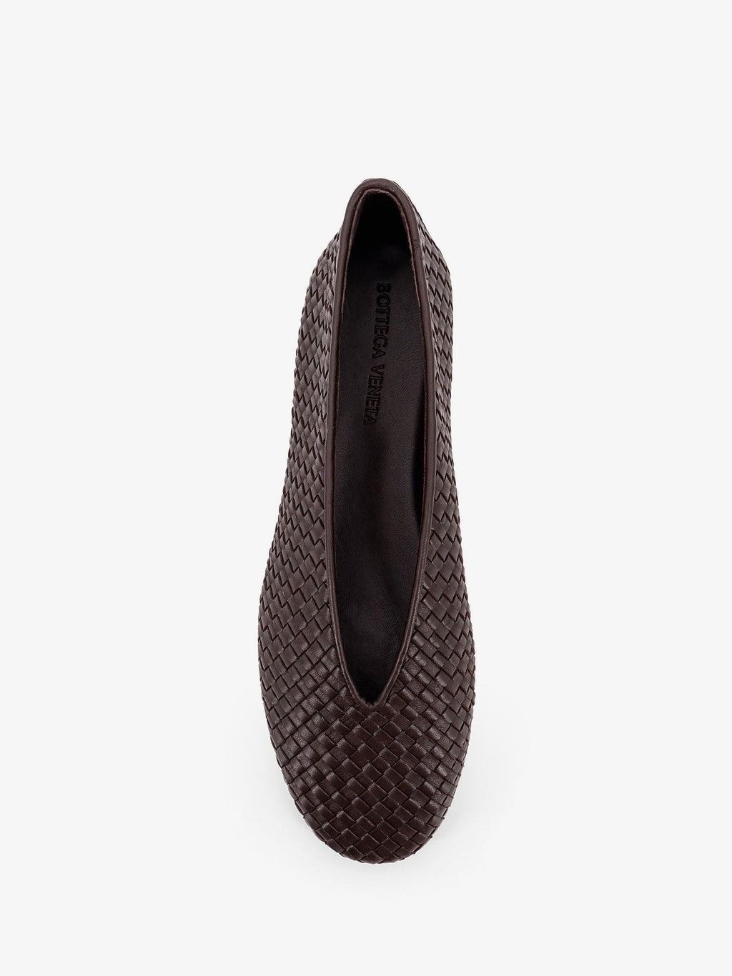 Bottega Veneta Rosa woven leather ballerinas