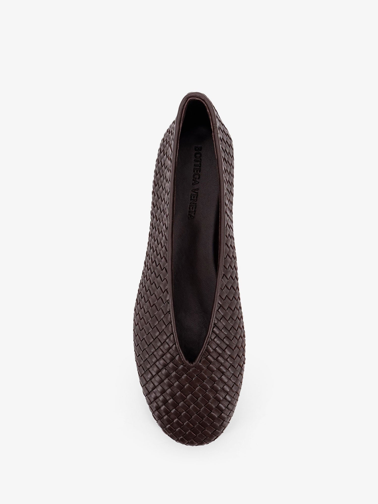 Bottega Veneta Rosa woven leather ballerinas