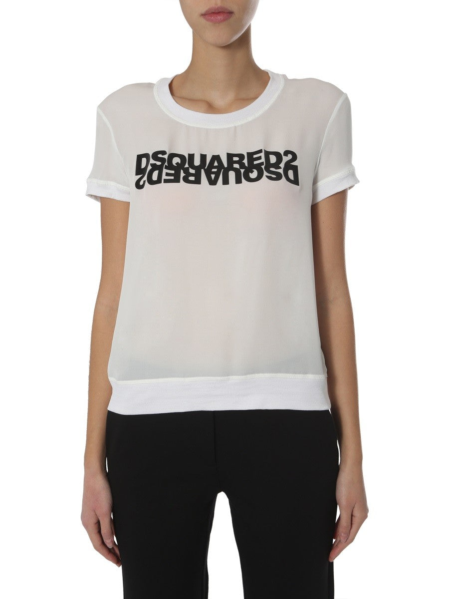 Dsquared2 T-SHIRT MED RUND HALS