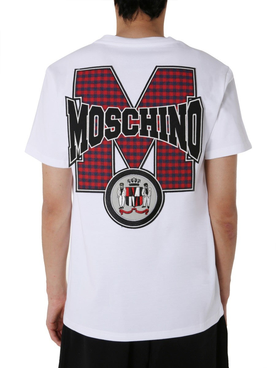 Moschino MARŠKINĖLIAI APVALIA APLINKA
