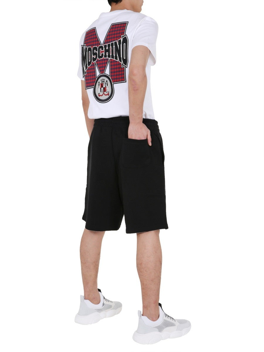 Moschino T-SHIRT À COL ROND