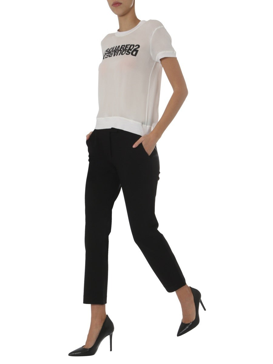 Dsquared2 T-SHIRT MED RUND HALS