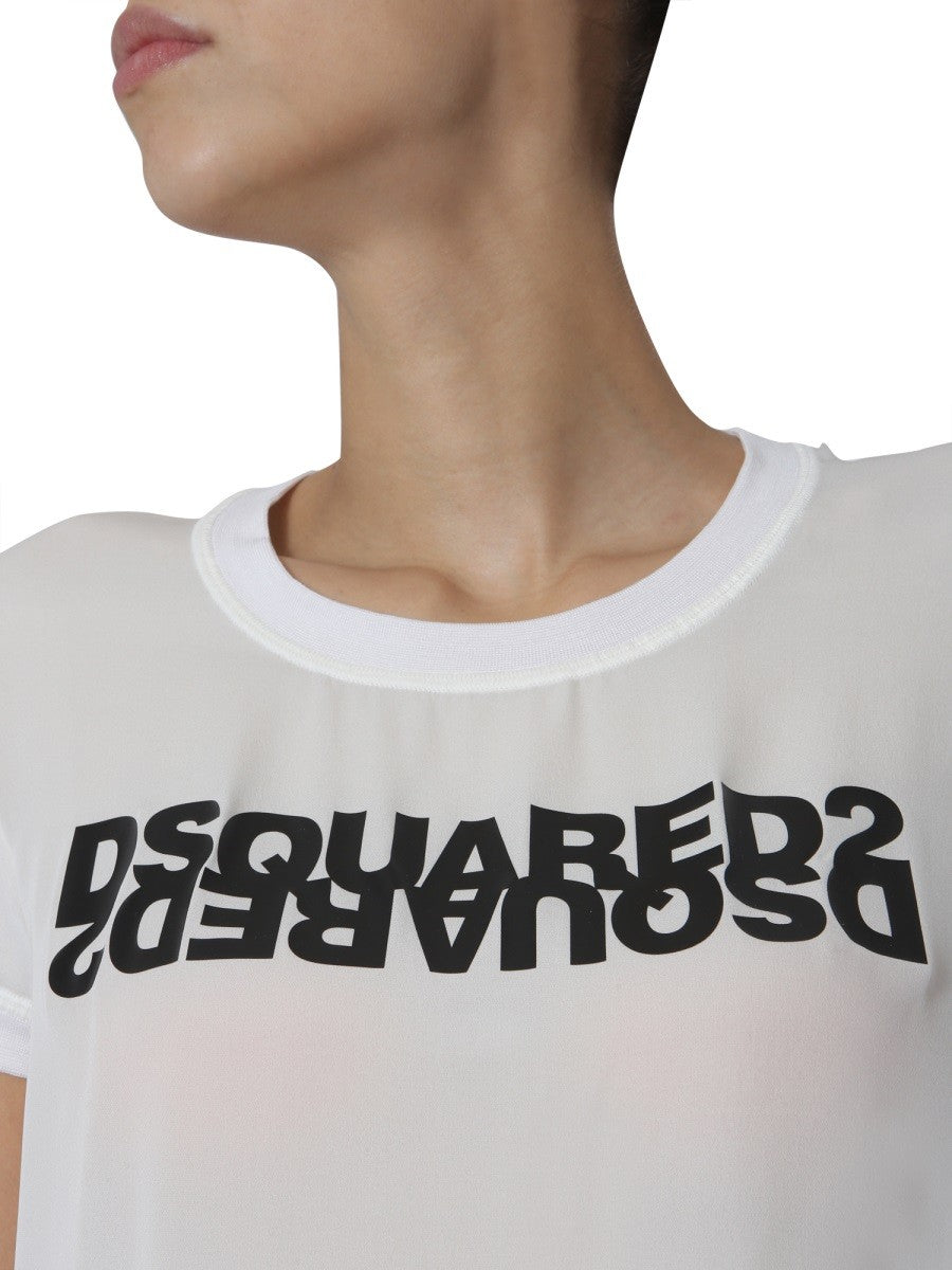 Dsquared2 T-SHIRT MED RUND HALS