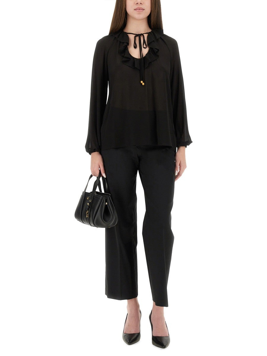 Michael By Michael Kors RUFFLE BLOUSE