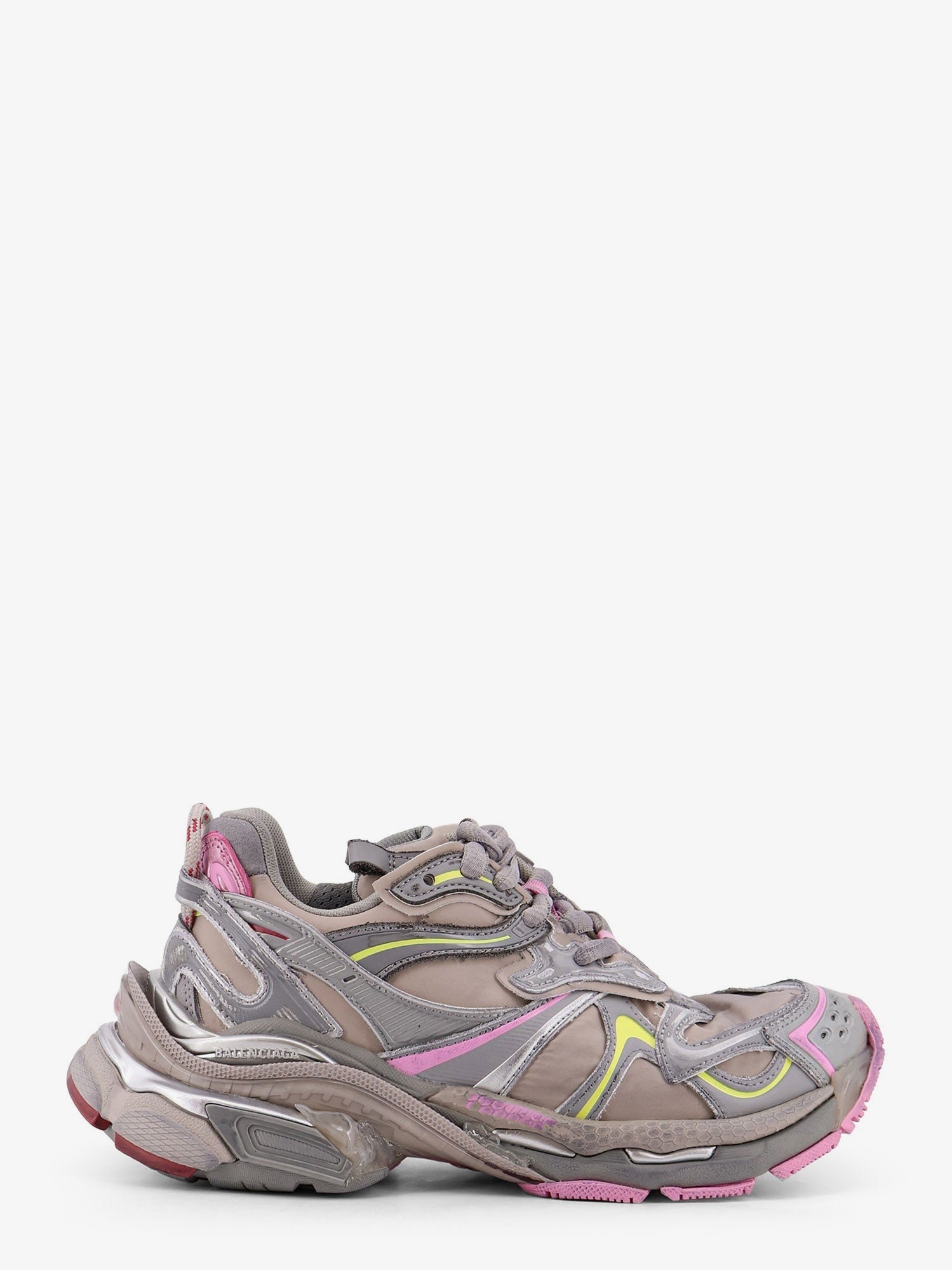 Balenciaga Runner 2 nylon low-top sneakers with leather inserts