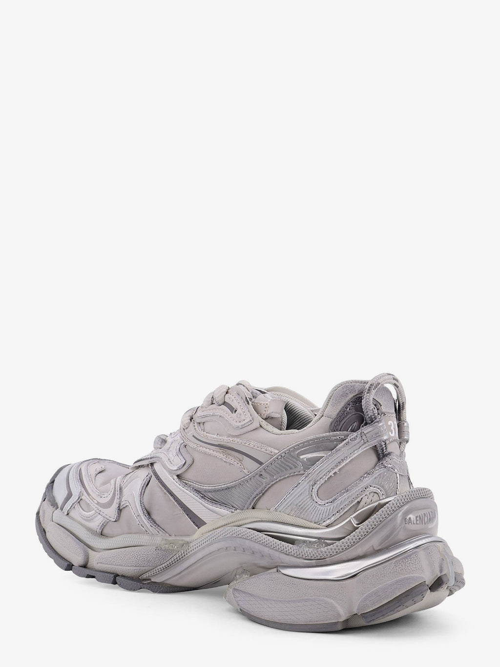 Balenciaga Runner 2 nylon low-top sneakers with leather inserts