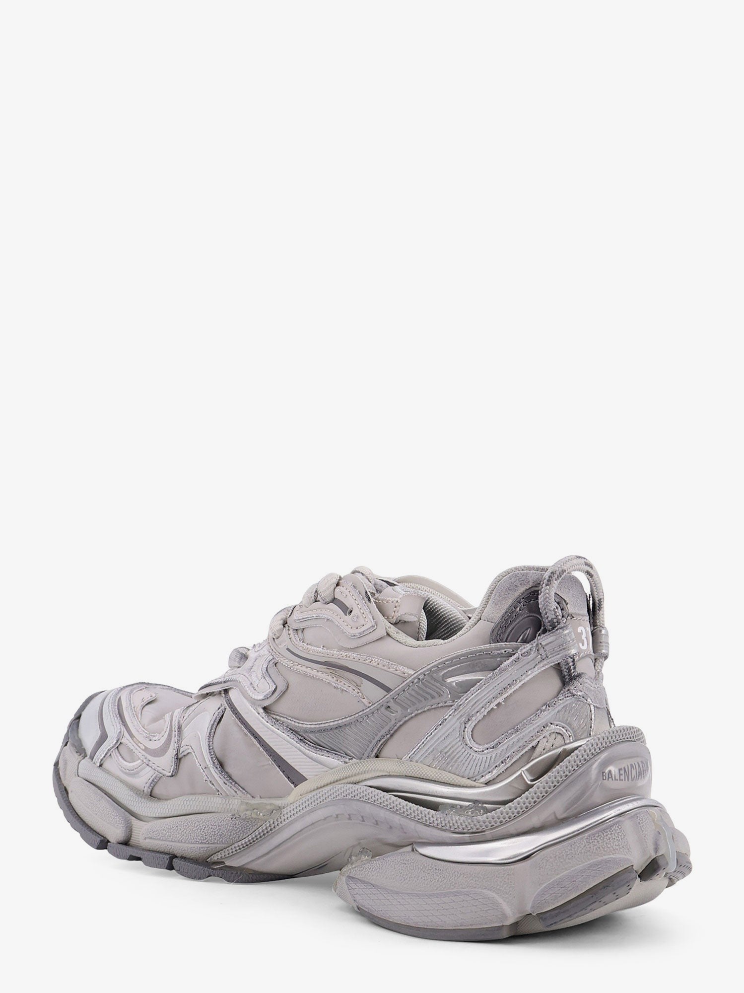 Balenciaga Runner 2 nylon low-top sneakers with leather inserts