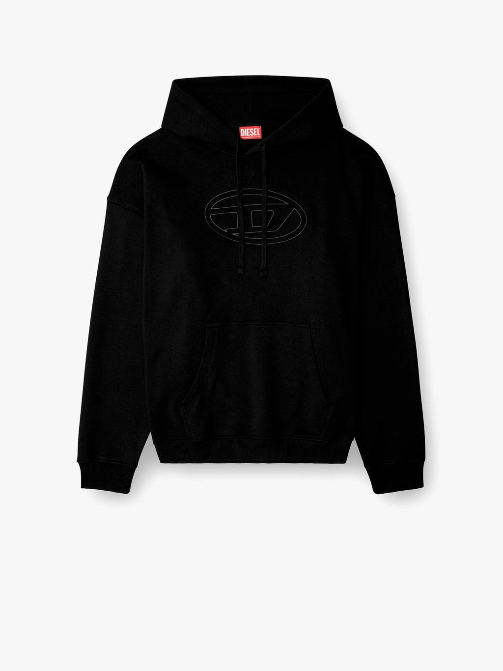 Sweat-shirt Diesel S-ummer bigoval en coton biologique avec logo Oval-D frontal