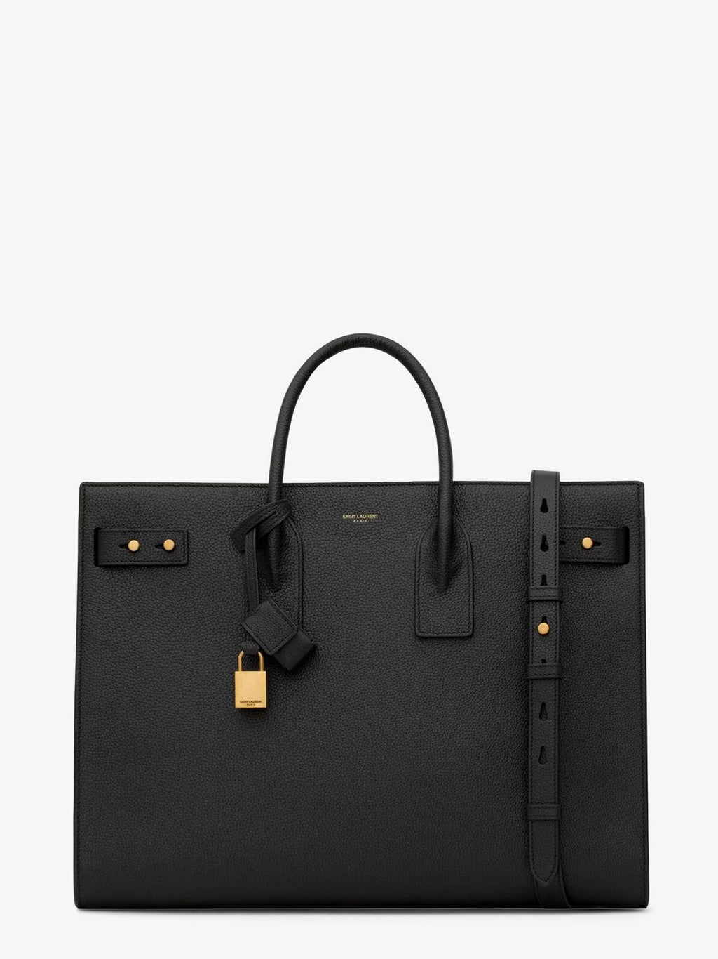 Saint Laurent Sac De Jour ラージレザーショルダーバッグ