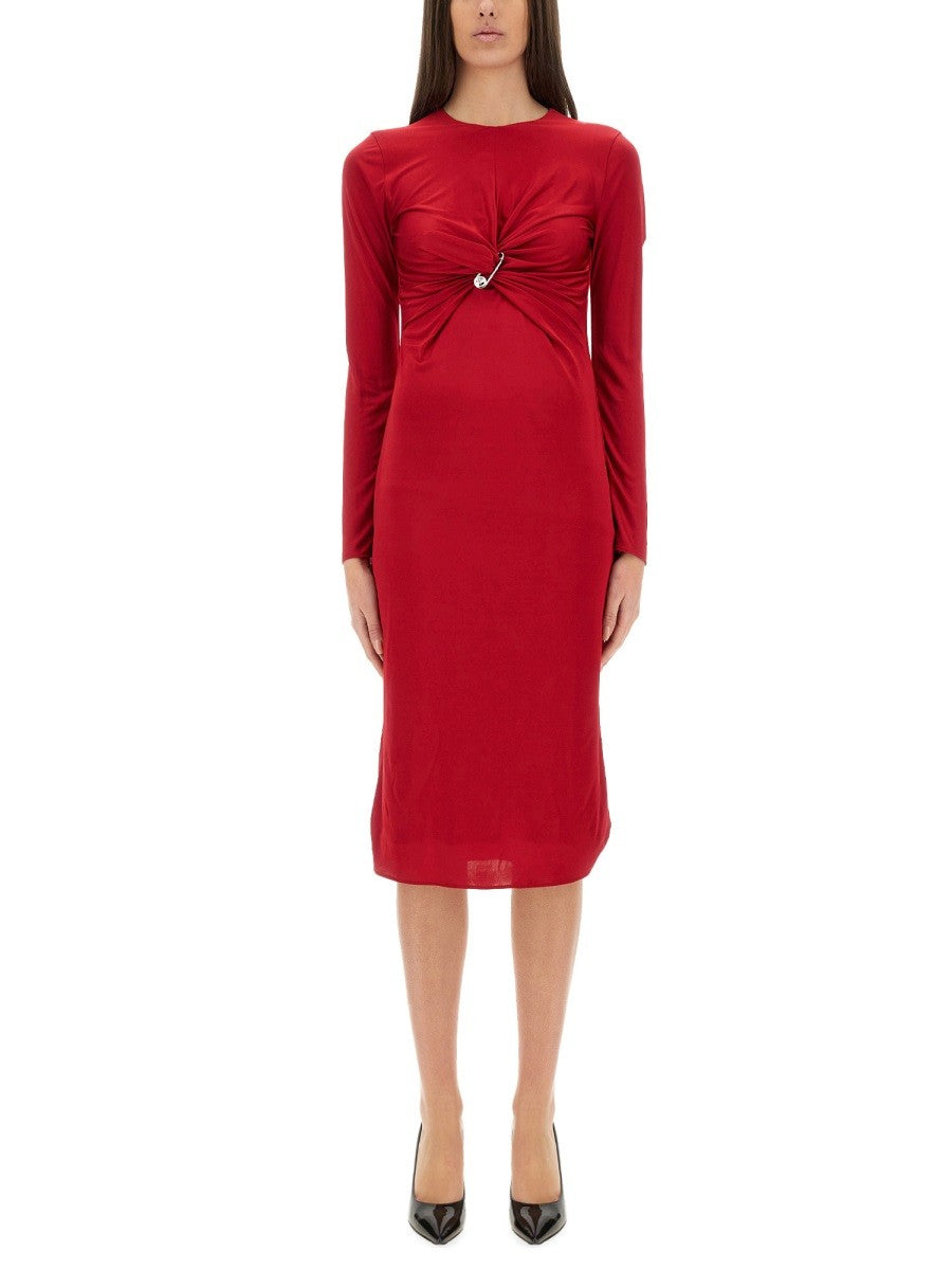 Versace MIDI ŠATY "SAFETY PIN"