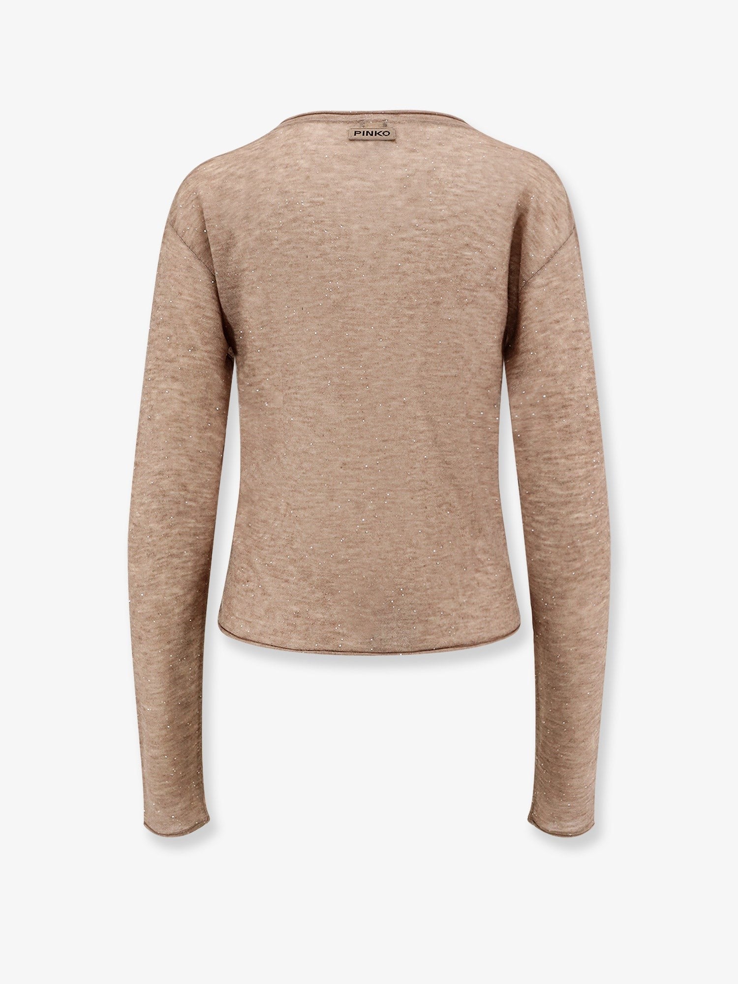 Pinko Salomone wool sweater with micro sequins