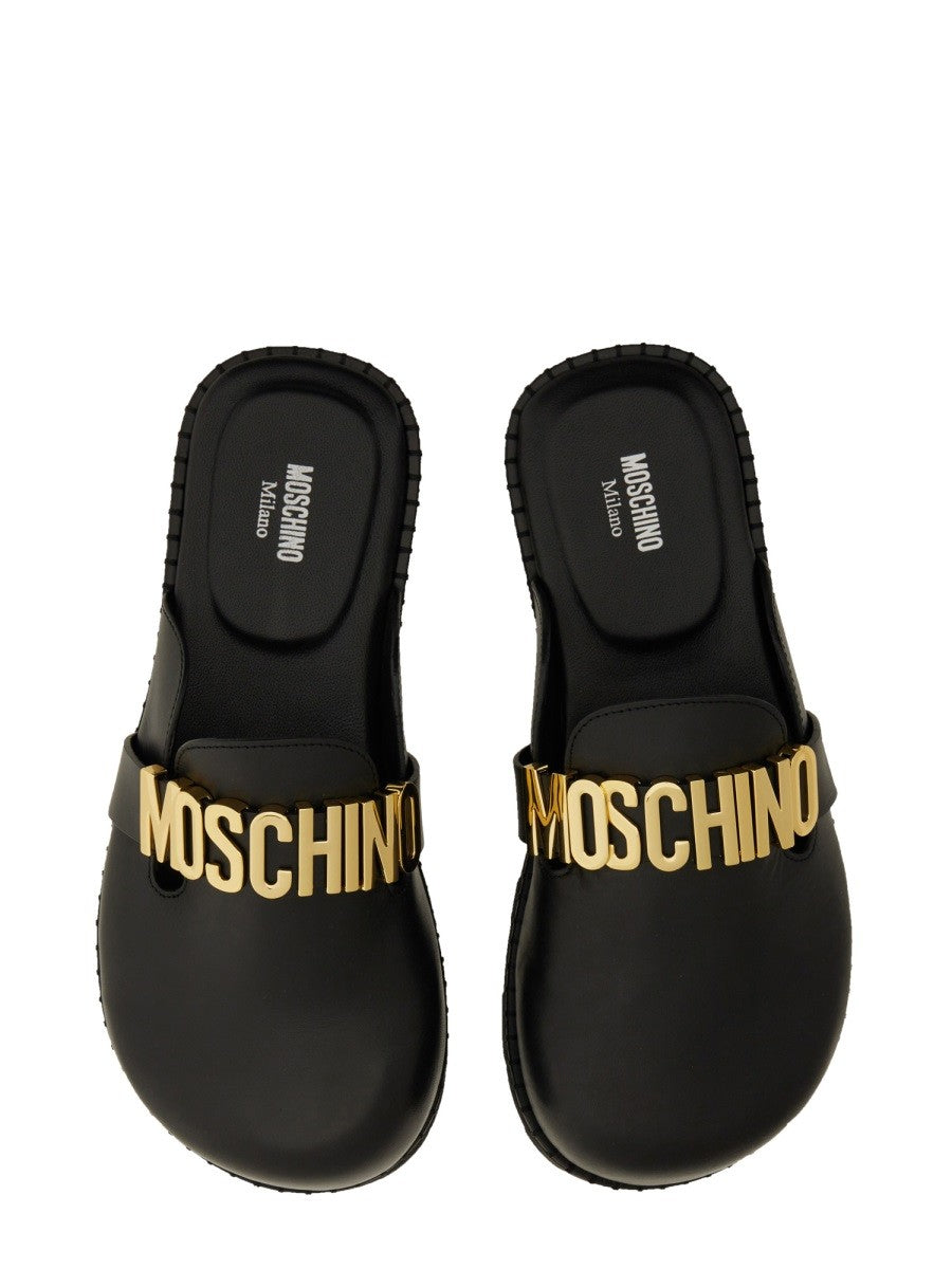 Moschino SANDAL WITH LOGO