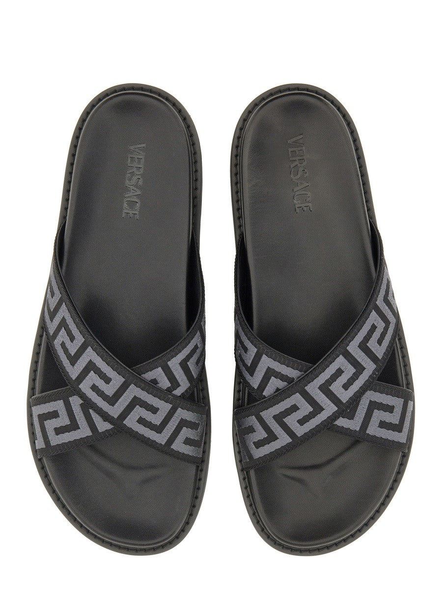 Versace SANDAL WITH LOGO