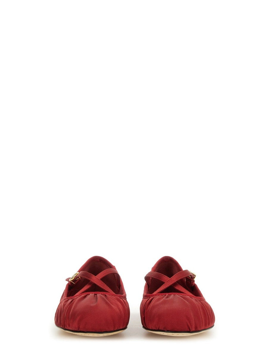 Dolce & Gabbana SATYNOWE BALERINY