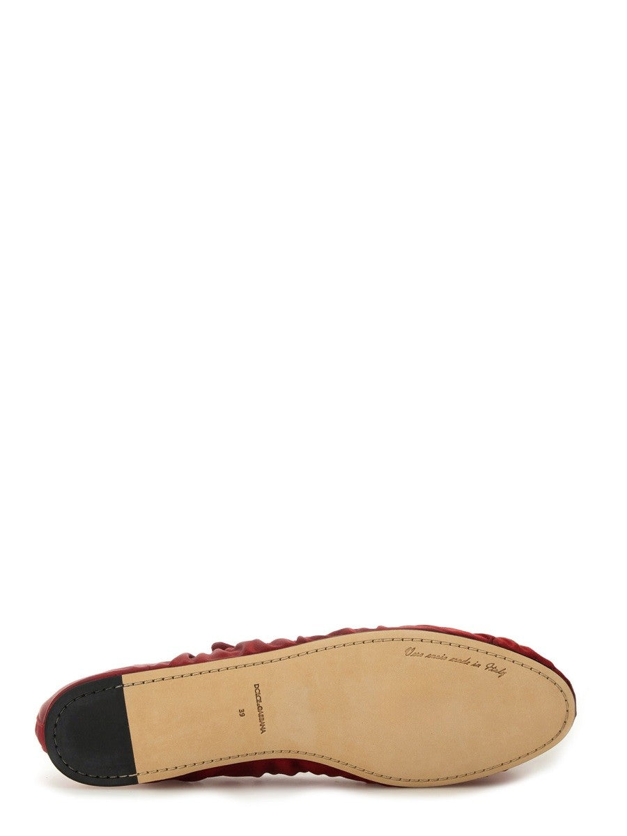 Dolce & Gabbana SATYNOWE BALERINY