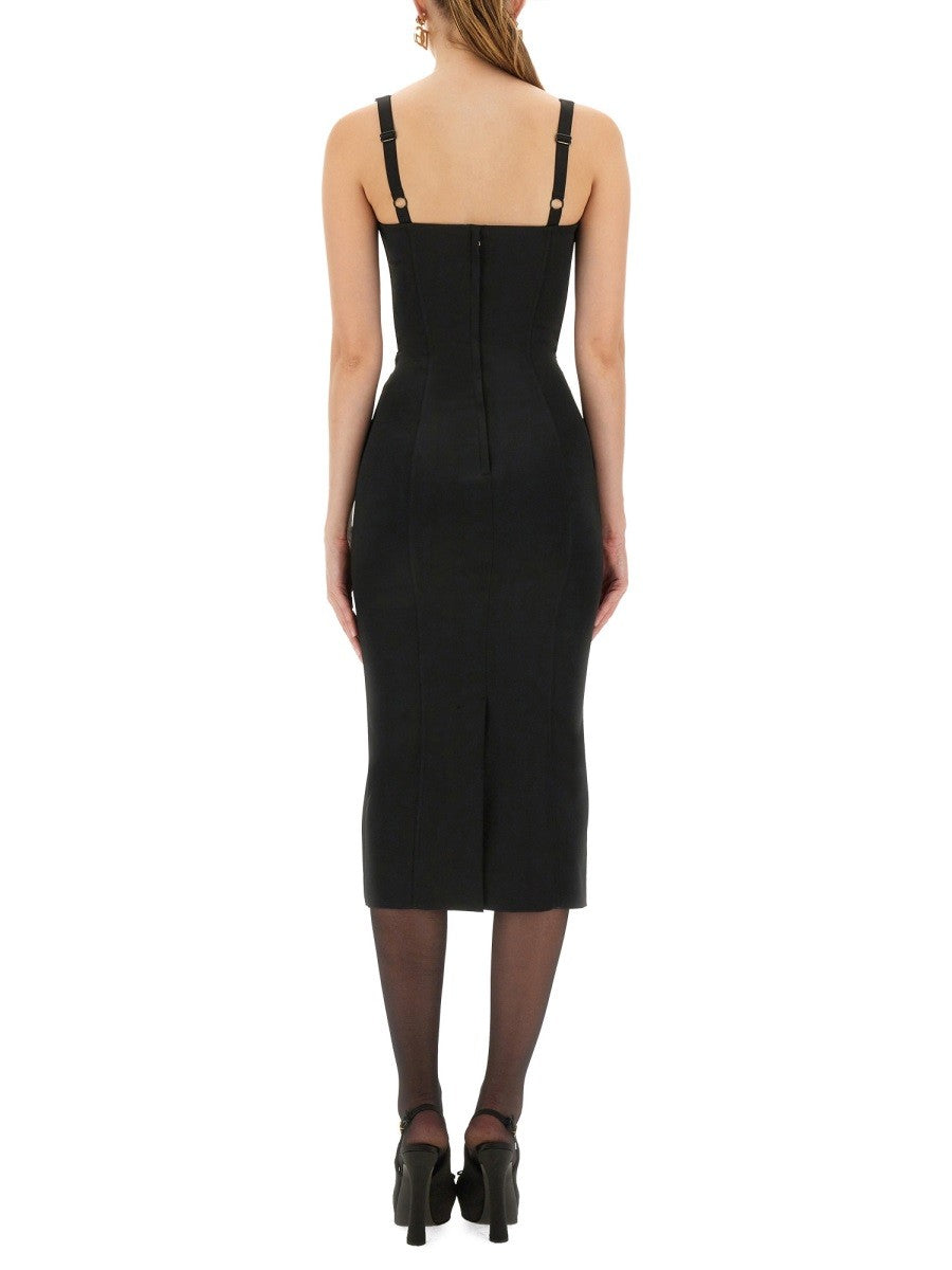 Dolce & Gabbana SATIN BUSTIER LONGUETTE DRESS