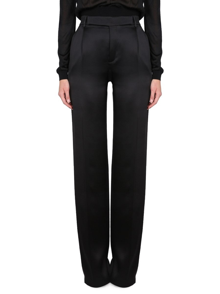 Saint Laurent SATIN FLARED PANTS