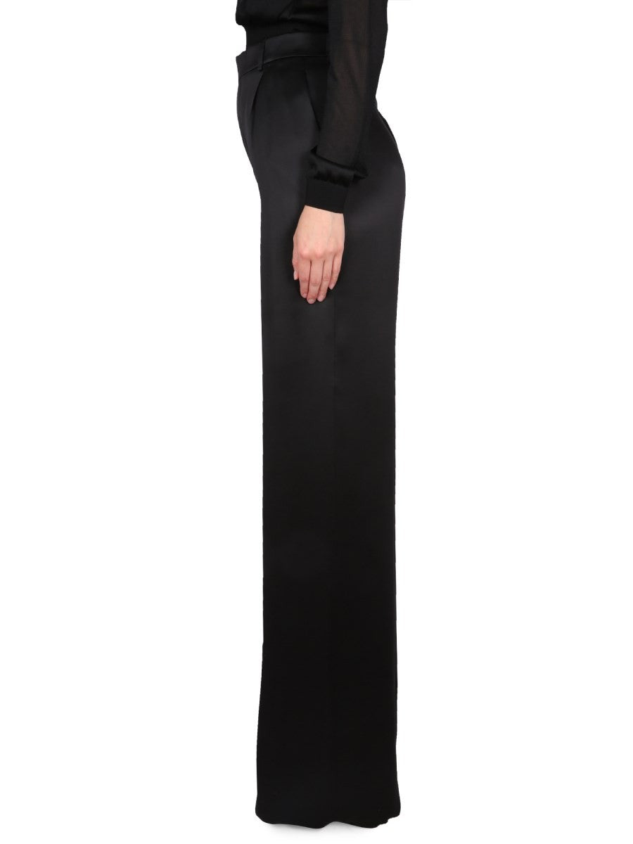 Saint Laurent SATÉNOVÉ ZVONOVÉ KALHOTY