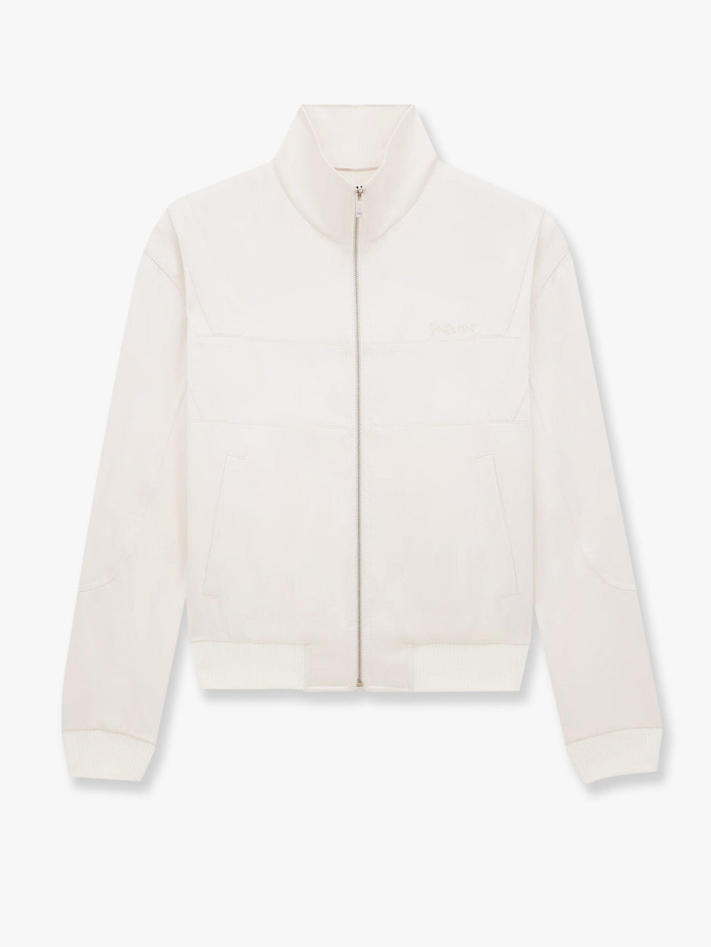 Saint Laurent Jachetă din satin cu broderie Saint Laurent